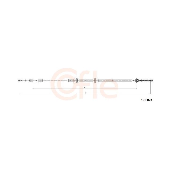 Trosas, stovėjimo stabdys COFLE 92.1.RE023