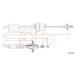 Sankabos trosas COFLE 92.15.1314