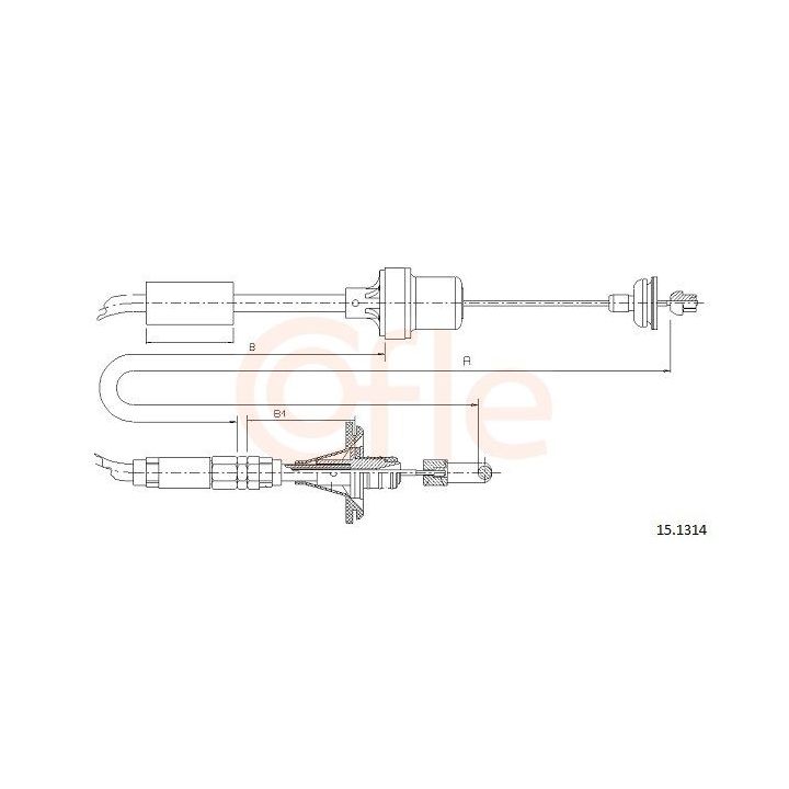 Sankabos trosas COFLE 92.15.1314