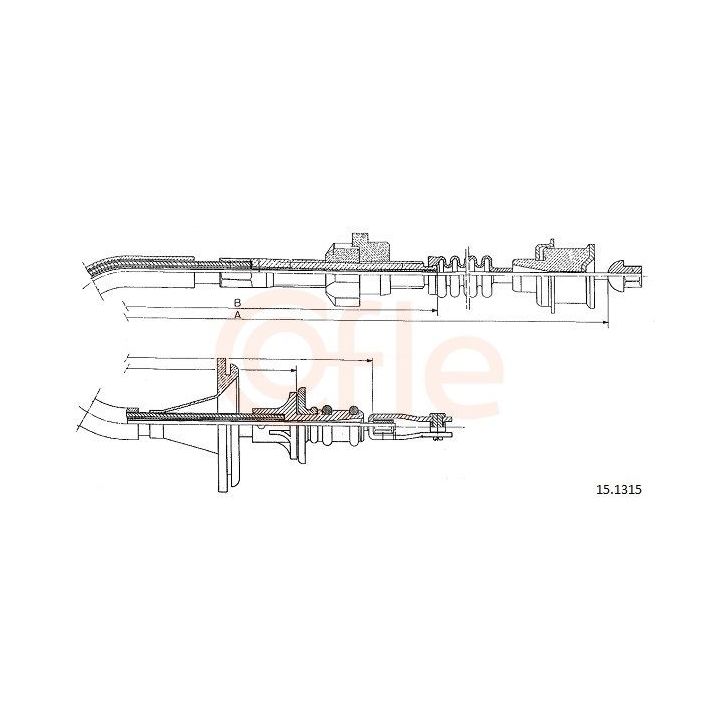 Sankabos trosas COFLE 92.15.1315