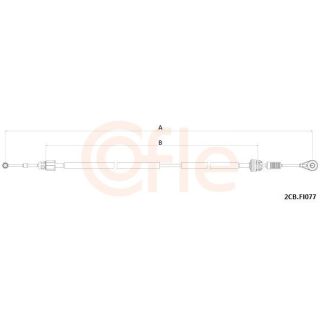 Trosas, neautomatinė transmisija COFLE 92.2CB.FI077