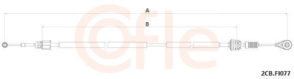 Trosas, neautomatinė transmisija COFLE 92.2CB.FI077
