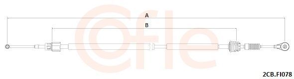 Trosas, neautomatinė transmisija COFLE 92.2CB.FI078