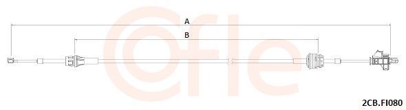 Trosas, neautomatinė transmisija COFLE 92.2CB.FI080