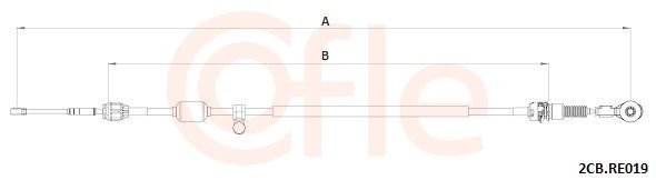 Trosas, neautomatinė transmisija COFLE 92.2CB.RE019