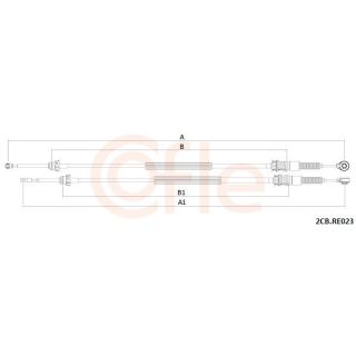 Trosas, neautomatinė transmisija COFLE 92.2CB.RE023