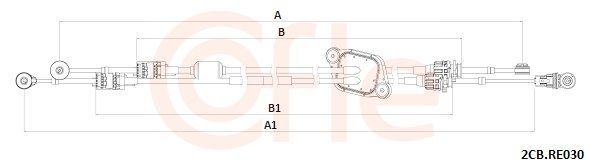 Trosas, neautomatinė transmisija COFLE 92.2CB.RE030
