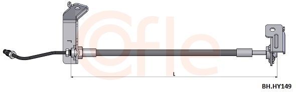 Stabdžių žarnelė COFLE 92.BH.HY149