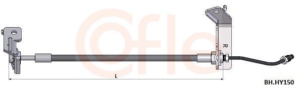 Stabdžių žarnelė COFLE 92.BH.HY150