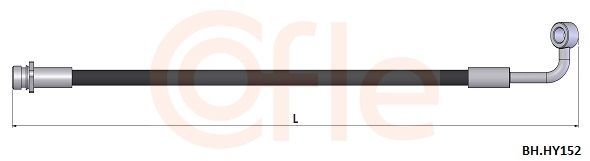 Stabdžių žarnelė COFLE 92.BH.HY152