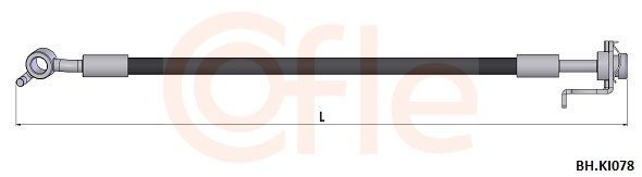 Stabdžių žarnelė COFLE 92.BH.KI078