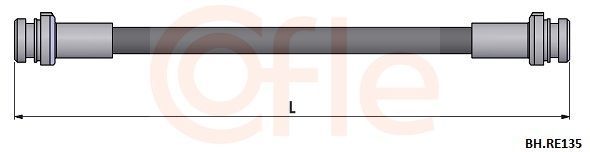 Stabdžių žarnelė COFLE 92.BH.RE135