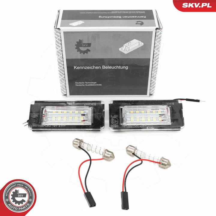 Valstybinio numerio apšvietimas ESEN SKV 72SKV500