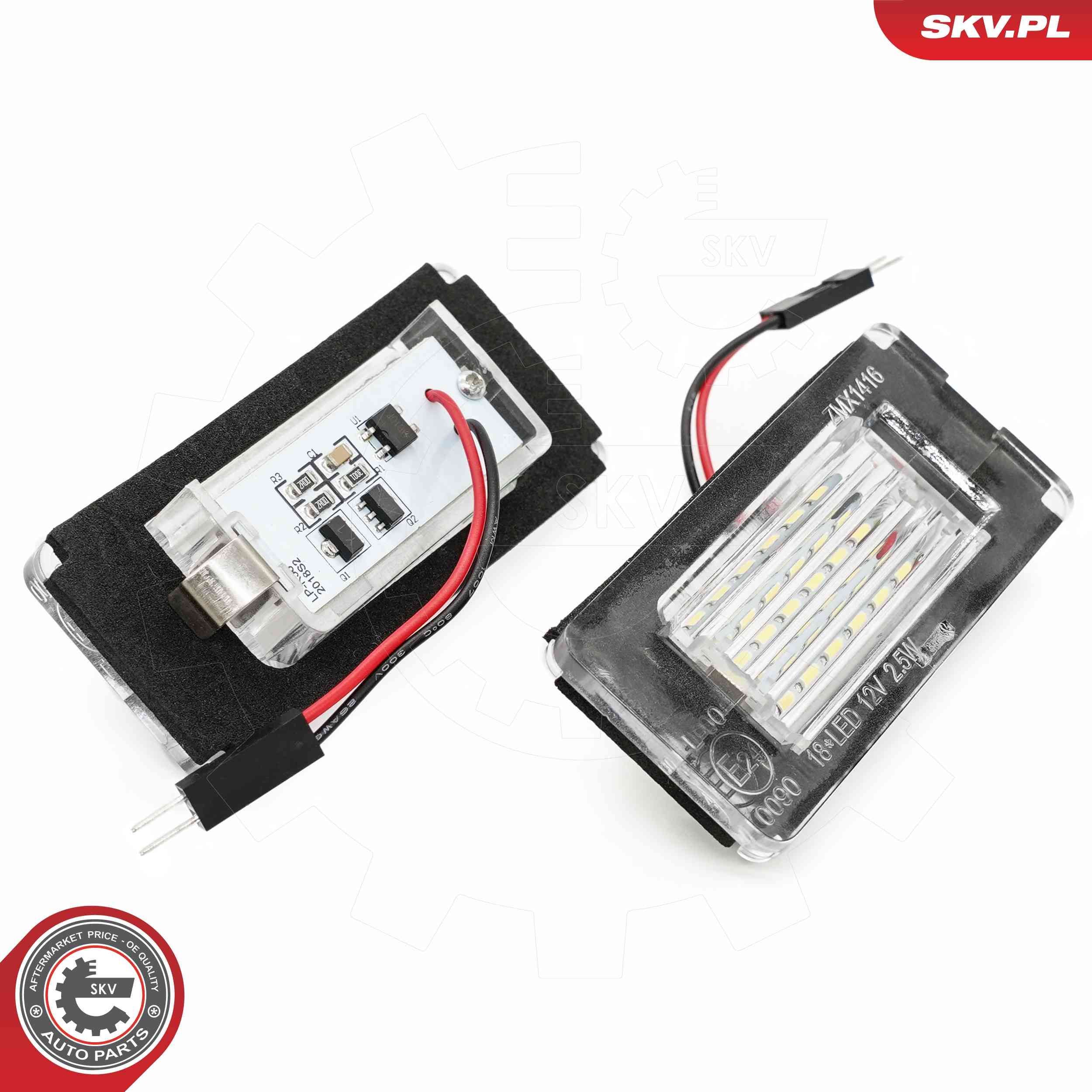 Valstybinio numerio apšvietimas ESEN SKV 72SKV500