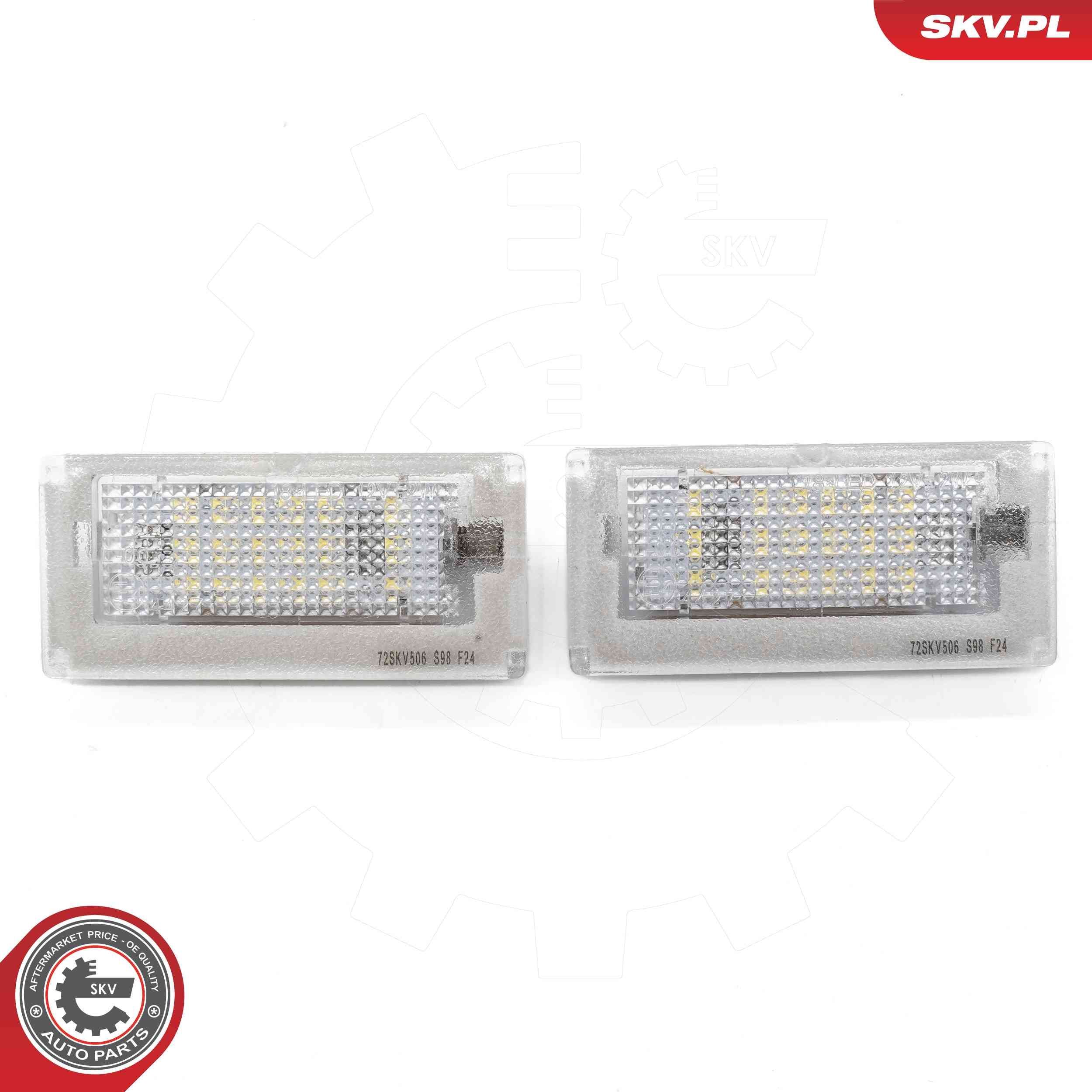 Valstybinio numerio apšvietimas ESEN SKV 72SKV506