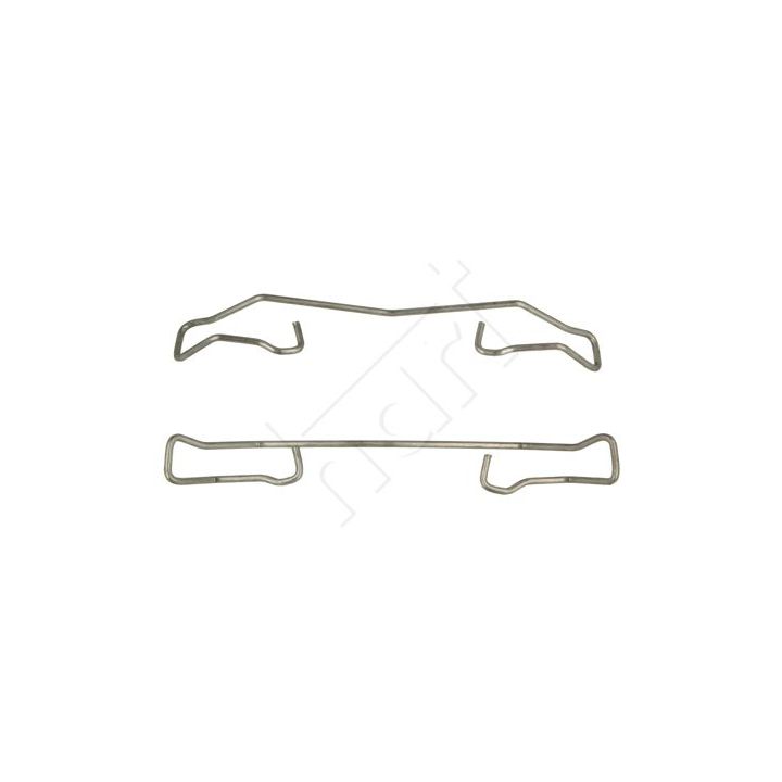 Priedų komplektas, diskinių stabdžių trinkelės HART 223 831