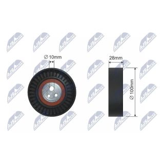 Kreipiantysis skriemulys, V formos rumbuotas diržas NTY RNK-AR-009