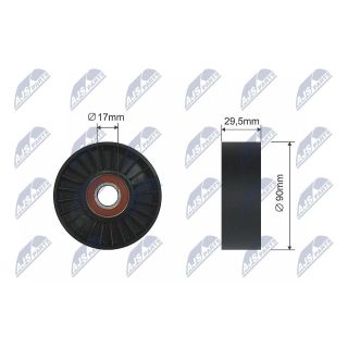 Kreipiantysis skriemulys, V formos rumbuotas diržas NTY RNK-CH-023