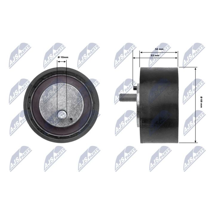 Kreipiantysis skriemulys, V formos rumbuotas diržas NTY RNK-FT-024