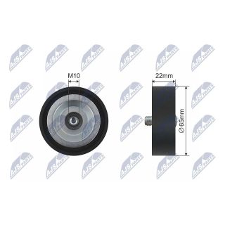 Kreipiantysis skriemulys, V formos rumbuotas diržas NTY RNK-KA-003