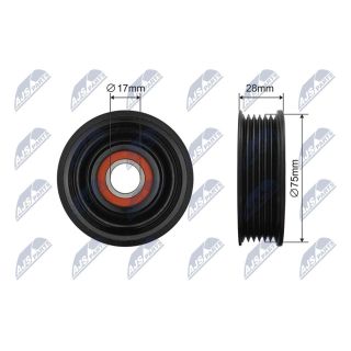 Kreipiantysis skriemulys, V formos rumbuotas diržas NTY RRK-MZ-003