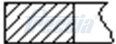 Stūmoklio žiedų komplektas FRECCIA FR10-109800