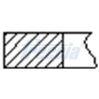 Stūmoklio žiedų komplektas FRECCIA FR10-128000