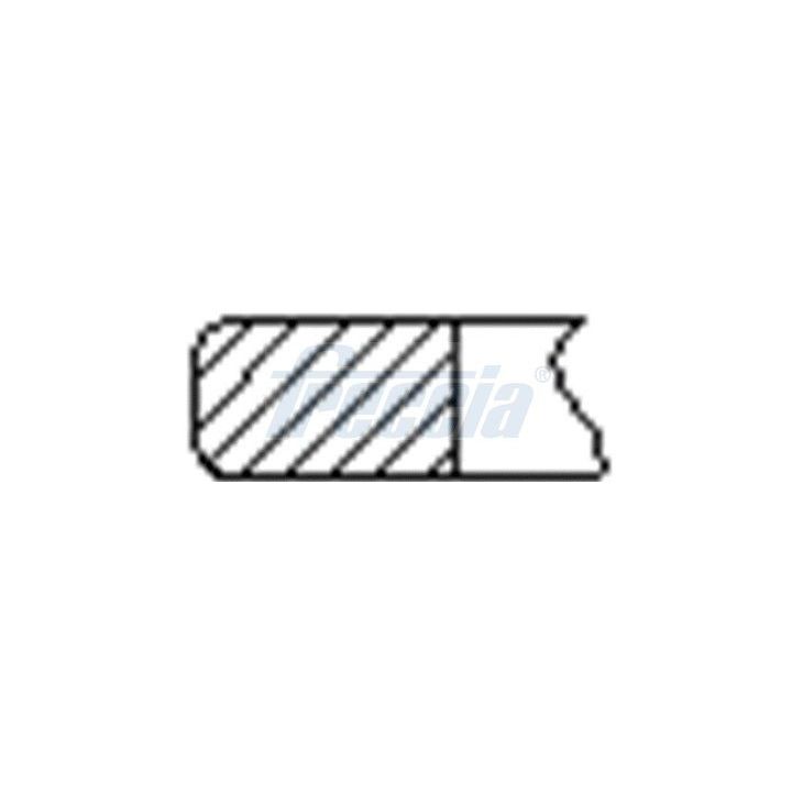 Stūmoklio žiedų komplektas FRECCIA FR10-206500