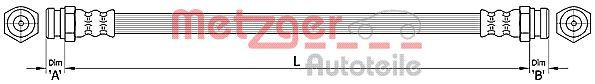 Stabdžių žarnelė METZGER 4110304