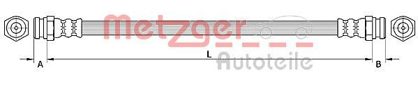 Stabdžių žarnelė METZGER 4110877