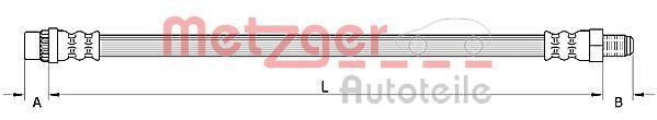 Stabdžių žarnelė METZGER 4110931