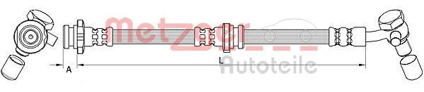 Stabdžių žarnelė METZGER 4111582