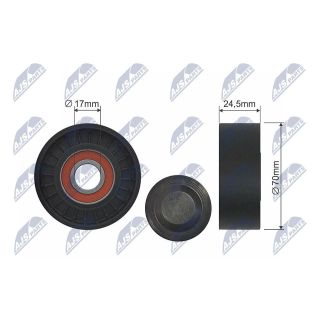 Diržo įtempiklis, V formos rumbuotas diržas NTY RNK-MS-020