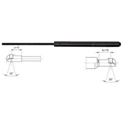 Dujinė spyruoklė, bagažinė METZGER 2110047