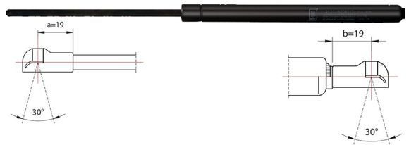 Dujinė spyruoklė, bagažinė METZGER 2110122