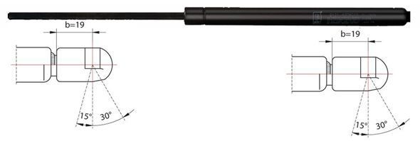 Dujinė spyruoklė, bagažinė METZGER 2110157