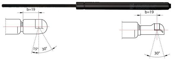 Dujinė spyruoklė, bagažinė METZGER 2110245