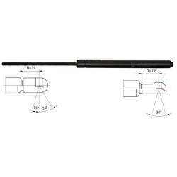 Dujinė spyruoklė, bagažinė METZGER 2110348