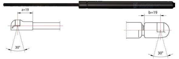 Dujinė spyruoklė, bagažinė METZGER 2110381