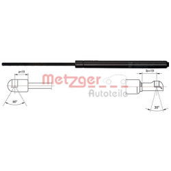 Dujinė spyruoklė, bagažinė METZGER 2110423