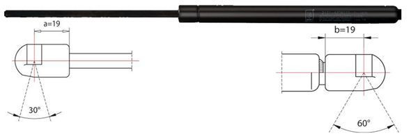 Dujinė spyruoklė, bagažinė METZGER 2110528