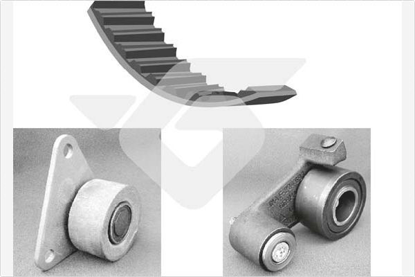 Paskirstymo diržo komplektas HUTCHINSON KH 117