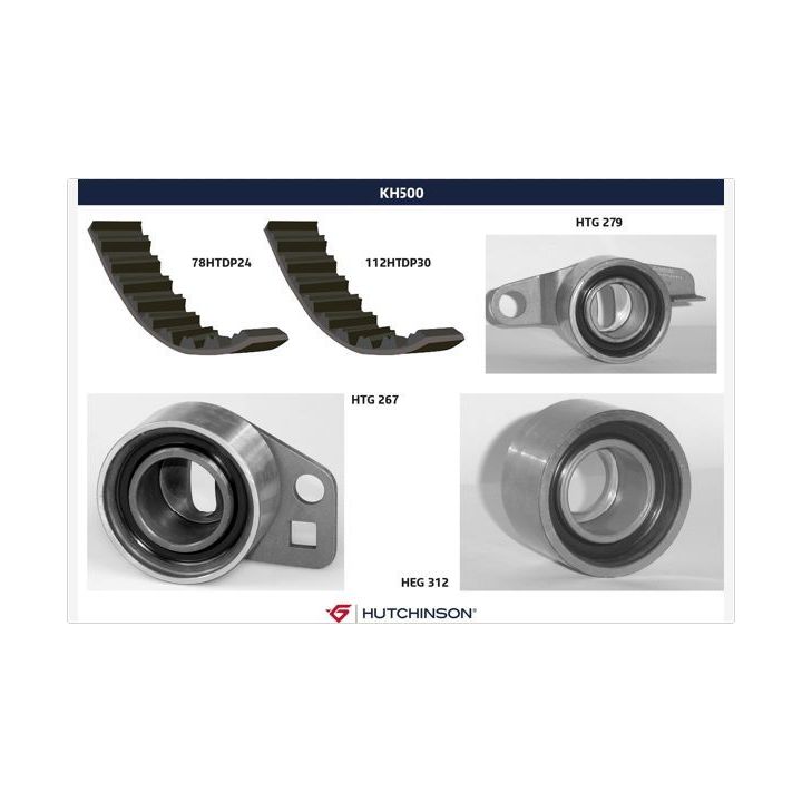 Paskirstymo diržo komplektas HUTCHINSON KH 500