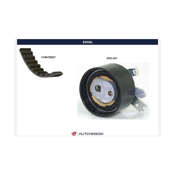 Paskirstymo diržo komplektas HUTCHINSON KH 504