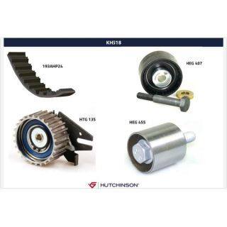Paskirstymo diržo komplektas HUTCHINSON KH 518