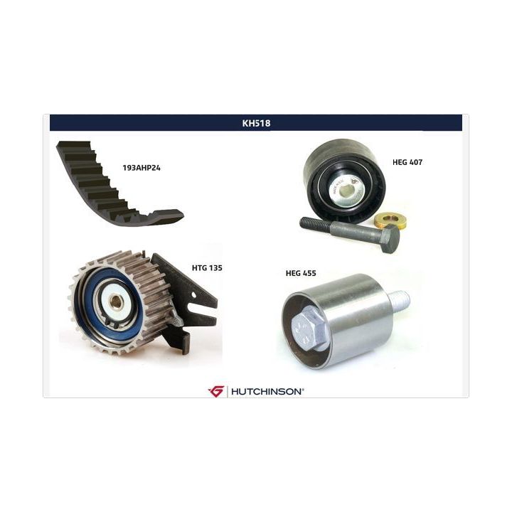 Paskirstymo diržo komplektas HUTCHINSON KH 518