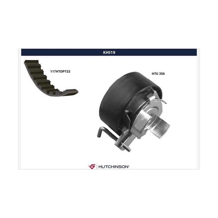 Paskirstymo diržo komplektas HUTCHINSON KH 519