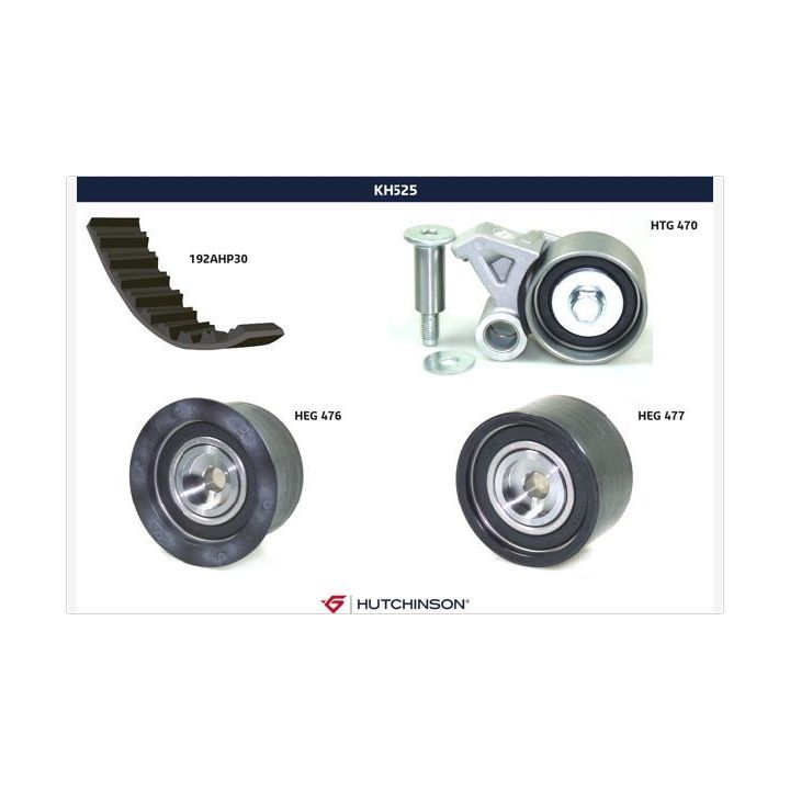 Paskirstymo diržo komplektas HUTCHINSON KH 525