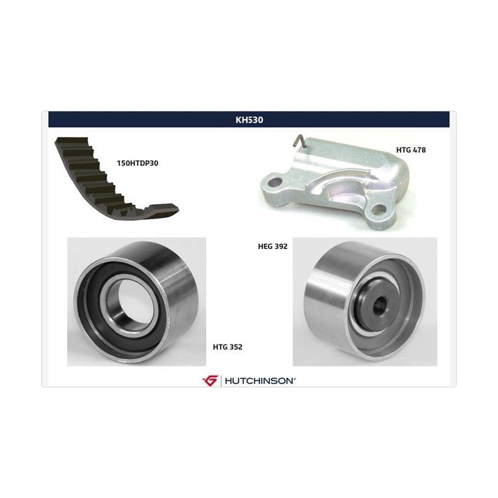 Paskirstymo diržo komplektas HUTCHINSON KH 530