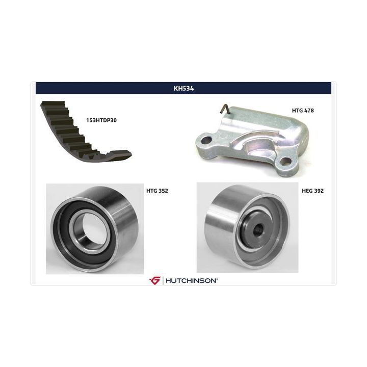 Paskirstymo diržo komplektas HUTCHINSON KH 534